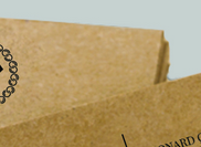 Brown Kraft 5 Color Double Sided Business Cards