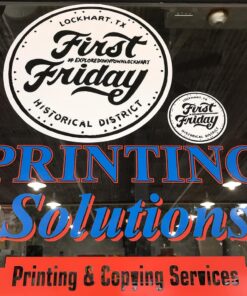 Standard Adhesive Vinyl Sign