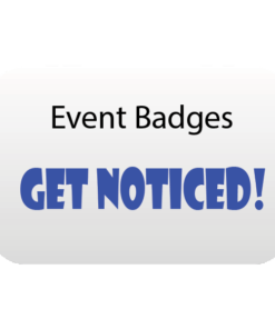 2.75 Inch by 1.75 Inch Rectangular Badges