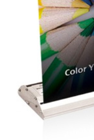 8.25x12 Tabletop Retractable Banner Stand