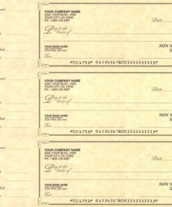 Three to a Page Checks