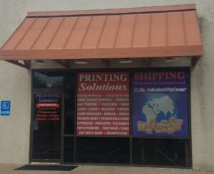 Translucent Adhesive Vinyl Sign